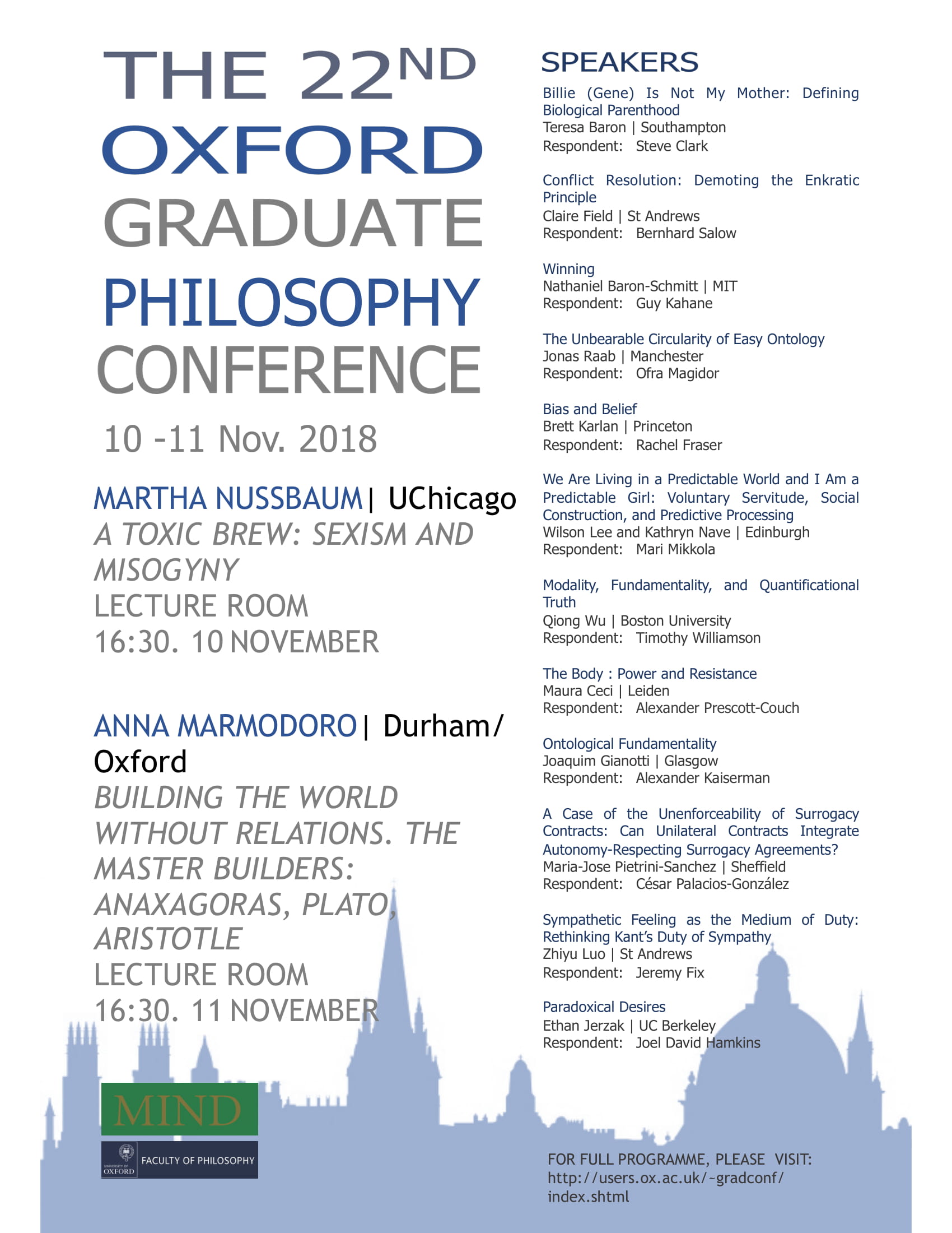Graduate Conference Poster